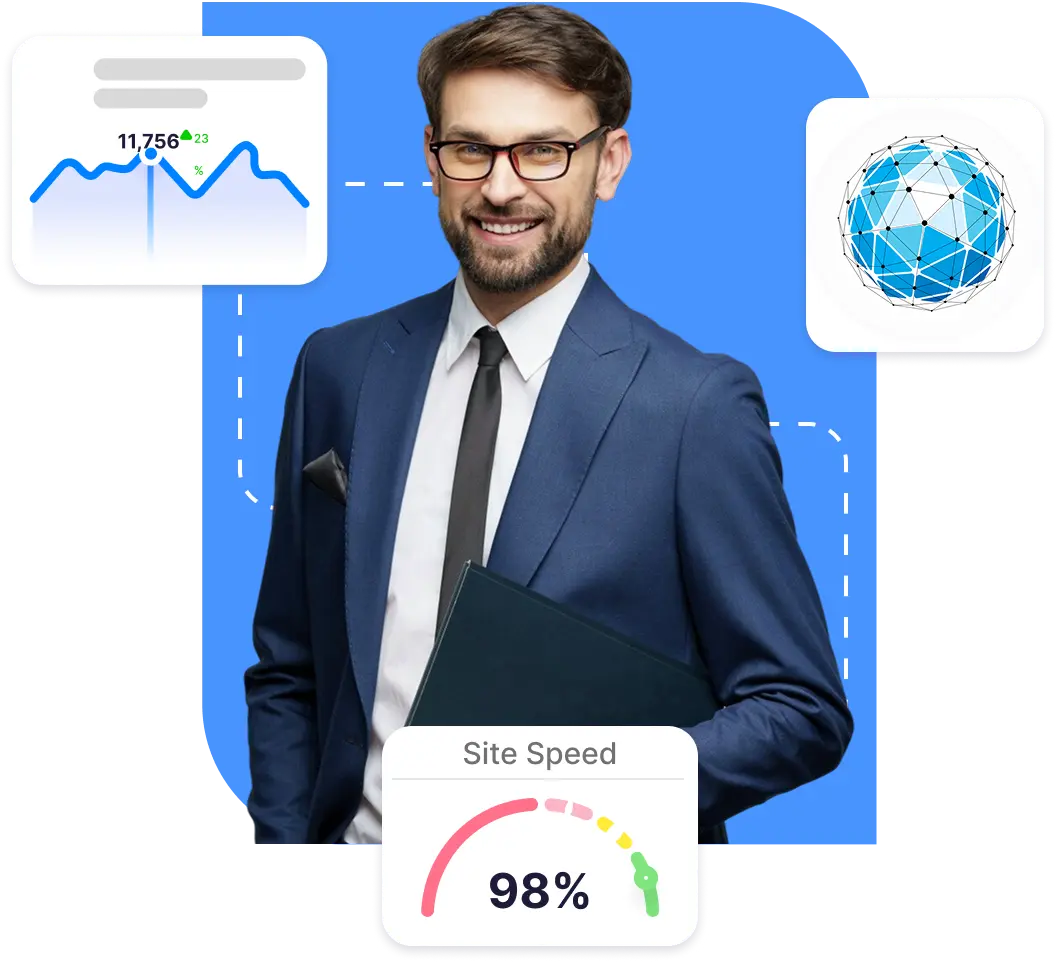 Business Hosting Illustration